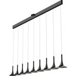 Jazz Linear Pendant - Satin Dark Gray / Acrylic