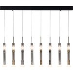 Beam Multi Light Linear Pendant - Brushed Aluminum / Brushed Gold / Dark Grey