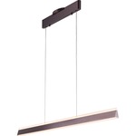 Prism Linear Pendant - Deep Taupe / Acrylic