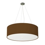 Thao Grande Pendant - Brushed Nickel / Silk Antique Copper