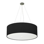 Thao Grande Pendant - Brushed Nickel / Silk Ebony