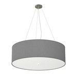 Thao Grande Pendant - Brushed Nickel / Silk Gunmetal