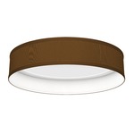 Luca Ceiling Light Fixture - Brushed Nickel / Silk Antique Copper