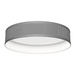 Luca Ceiling Light Fixture - Brushed Nickel / Silk Gunmetal