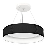 Luca Pendant - Brushed Nickel / Silk Ebony