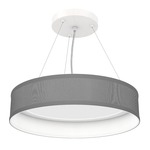 Luca Pendant - Brushed Nickel / Silk Gunmetal