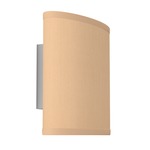 Erik Wall Sconce - Brushed Nickel / Silk Champagne