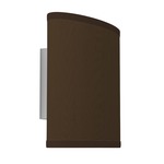 Erik Wall Sconce - Brushed Nickel / Silk Chocolate