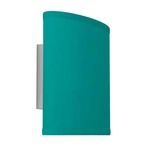 Erik Wall Sconce - Brushed Nickel / Silk Turquoise