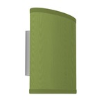 Erik Wall Sconce - Brushed Nickel / Silk Verde