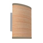 Erik Wall Sconce - Brushed Nickel / Natural Photo Veneer