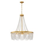 Fiona Chandelier - Antique Gold / Clear