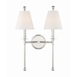Riverdale Wall Sconce - Polished Nickel