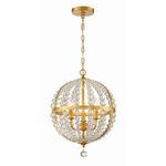 Roxy Chandelier - Antique Gold