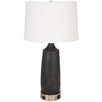 Scatchard Thin Table Lamp - Matte Black