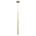 Cascade Pendant - Aged Brass / Clear