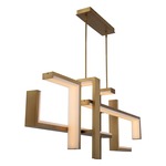 Jackal Chandelier - Aged Brass