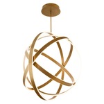 Kinetic Chandelier - Aged Brass
