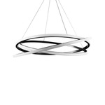 Veloce Chandelier - Black / White