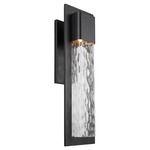 Mist Outdoor Wall Sconce - Black