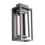 Dorne Outdoor Wall Sconce - Dark Sky - Black / Aged Brass