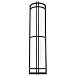 Skyscraper Outdoor Wall Sconce - Black / White