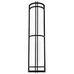 Skyscraper Outdoor Wall Sconce - Black / White