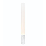 Elise Marble Floor Lamp - White Marble / Frosted
