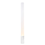 Elise Marble Floor Lamp - White Marble / Frosted