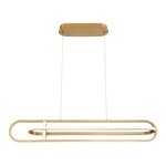 Demark Linear Pendant - Satin Gold