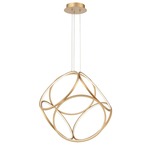 Glenview Pendant - Gold / White