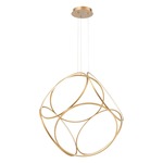 Glenview Pendant - Gold / White