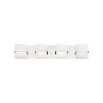 Raylan Bathroom Vanity Light - Chrome / Frosted