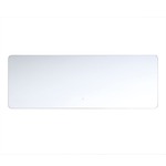 Long Rectangle Mirror with Back light - White