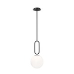 Prospect Pendant - Black / Opal White