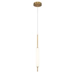 Cumberland Pendant - Antique Brass / White