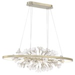 Clayton Chandelier - Silver / Amber