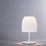 Notte Table Lamp - Matte White / Opal White