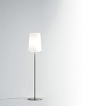 Sera Floor Lamp - Chrome / Opal White