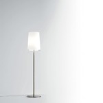 Sera Floor Lamp - Chrome / Opal White