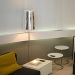 Sera Floor Lamp - Brushed Nickel / Mirror