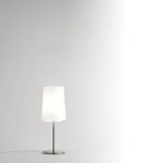 Sera Table Lamp - Chrome / Opal White