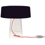 Glam Table Lamp - Clear / Black