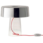 Glam Table Lamp - Clear / Mirror