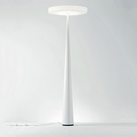 Equilibre F33 LED Floor Lamp - Matte White / Opal