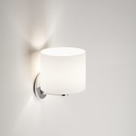 CPL Wall Sconce - Chrome / Glossy White