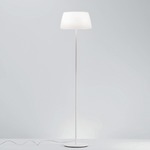 Ginger Floor Lamp - Matte White / Opal