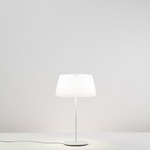 Ginger Table Lamp - Matte White / Opal