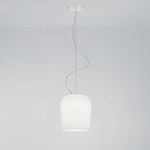 Tiara LED Pendant - White Inside / White Outside