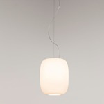 Santachiara LED Pendant - White / Opal